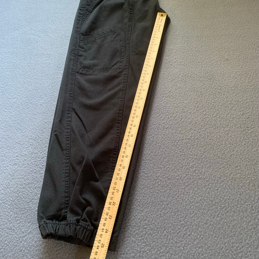 Vintage Pilot Co Girls Sz 14 Black Tapered Jogger Pants Elastic Hem 90s Pleated - Picture 13 of 13